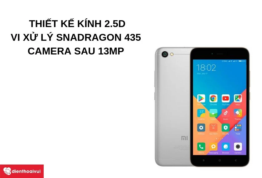 Xiaomi Redmi Note 5A Prime – camera sau 13MP bắt trọn mọi khoảnh khắc 