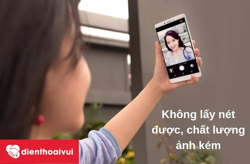 Camera trước của Oppo F1 Plus kh&ocirc;ng lấy n&eacute;t được khi chụp ảnh