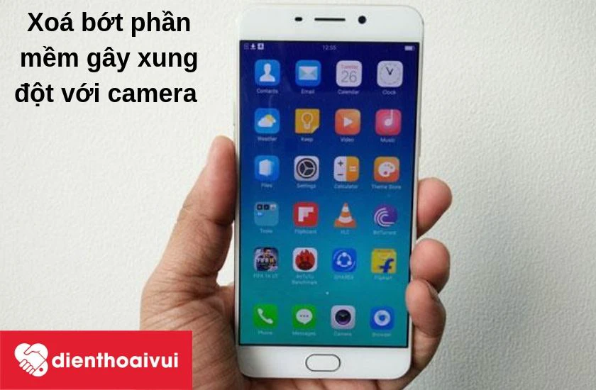X&oacute;a bớt phần mềm g&acirc;y xung đột với camera ch&iacute;nh