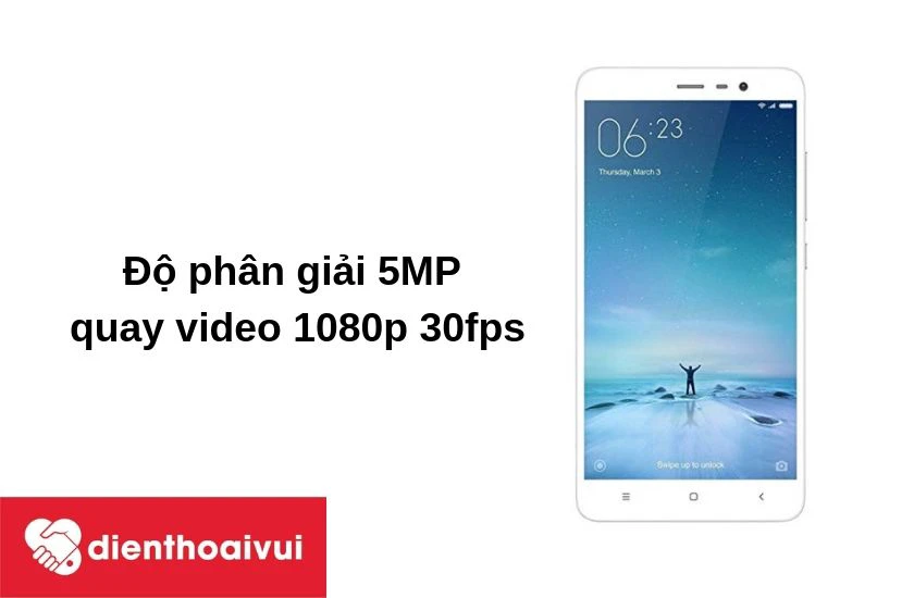 Xiaomi Redmi Note 3/Pro với camera trước độ phân giải 5MP