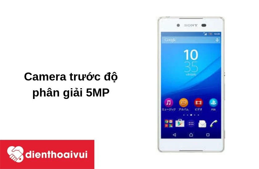 Sony Xperia Z4 với camera trước độ phân giải 5MP sắc nét đến từng chi tiết