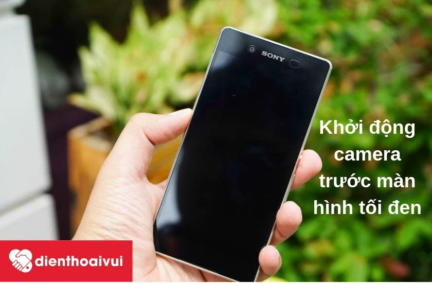 không thể khởi động được camera trước hoặc khi khởi động camera trước lên thấy màn hình tối đen