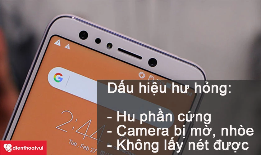 Dấu hiệu camera bị hỏng