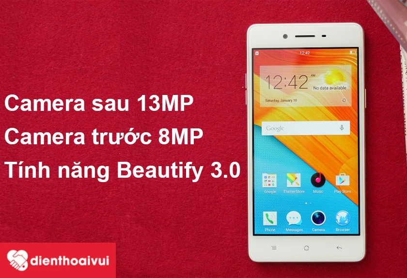OPPO F1w – selfie siêu “chất” với tính năng Beautify 3.0 và cảm biến camera 8MP