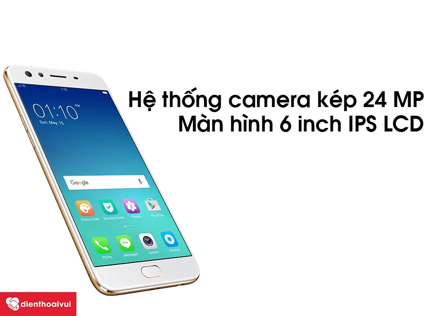 Trang bị màn hình 6 inch IPS LCD cùng hệ thống camera kép ấn tượng 24 MP