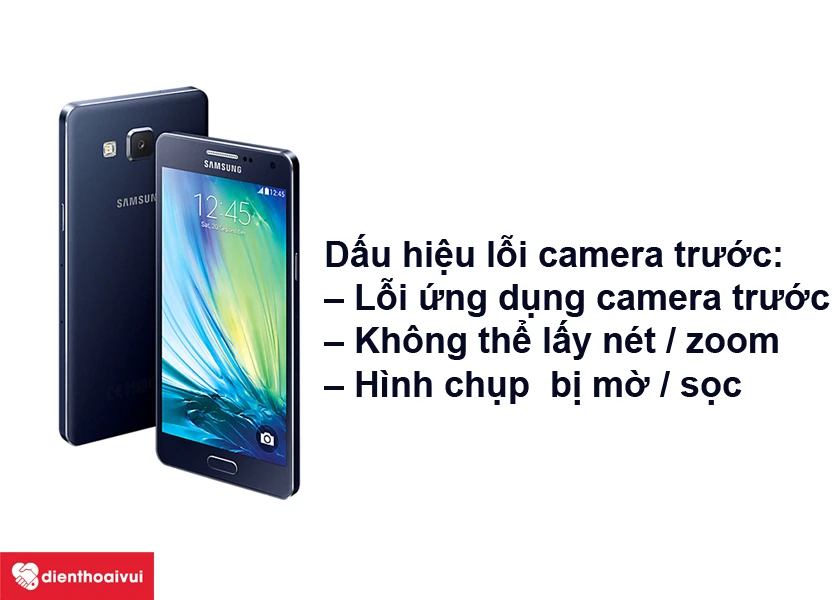 Dấu hiệu hỏng camera trước