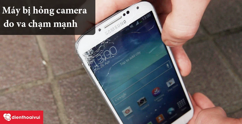 camera hỏng do va chạm mạnh