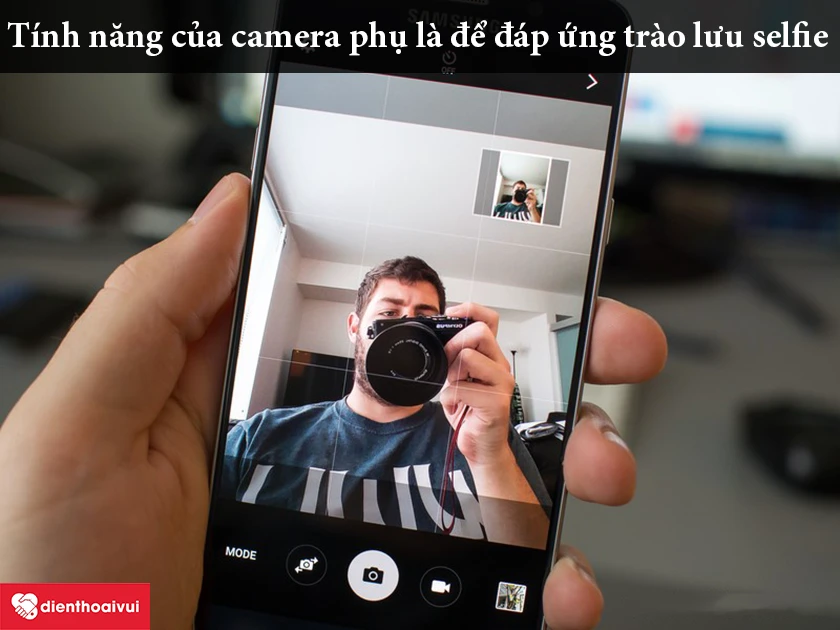 Camera phụ nhằm đáp ứng trào lưu selfie