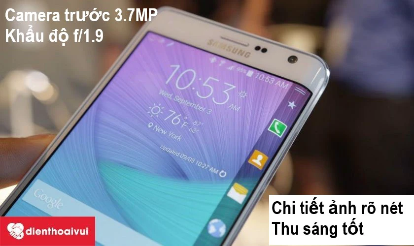 Samsung Galaxy Note Edge – chiếc Galaxy Note có camera trước ấn tượng 3,7MP