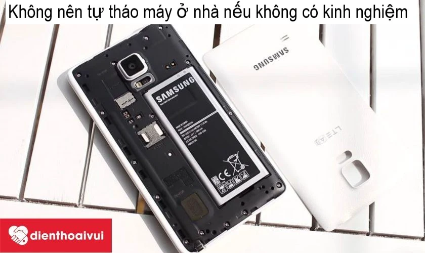 Không nên tự tháo máy tại nhà