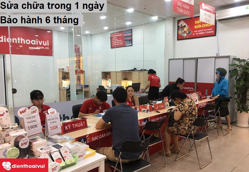 Thay camera trước của Samsung Galaxy S6 Edge Plus chính hãng với giá tốt tại Hệ thống Điện Thoại Vui