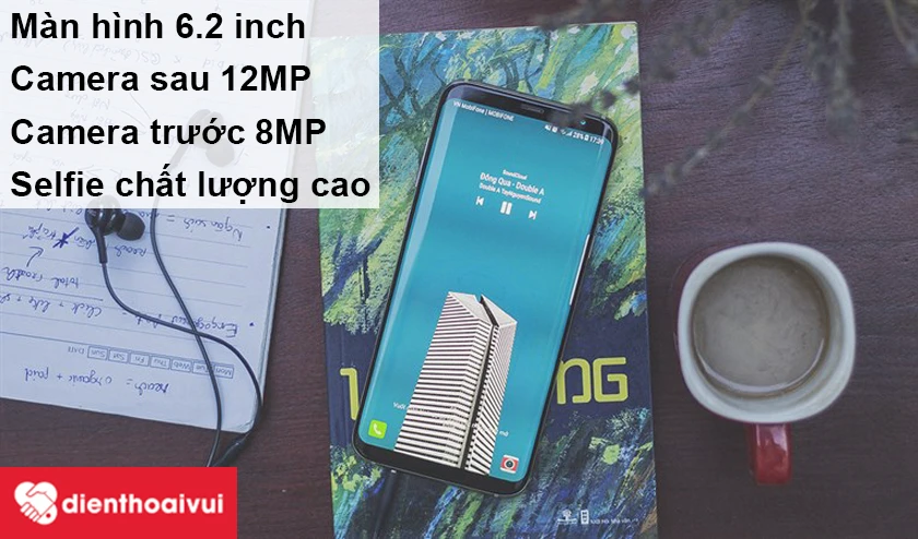 Camera trước Samsung Galaxy S8 với 8MP