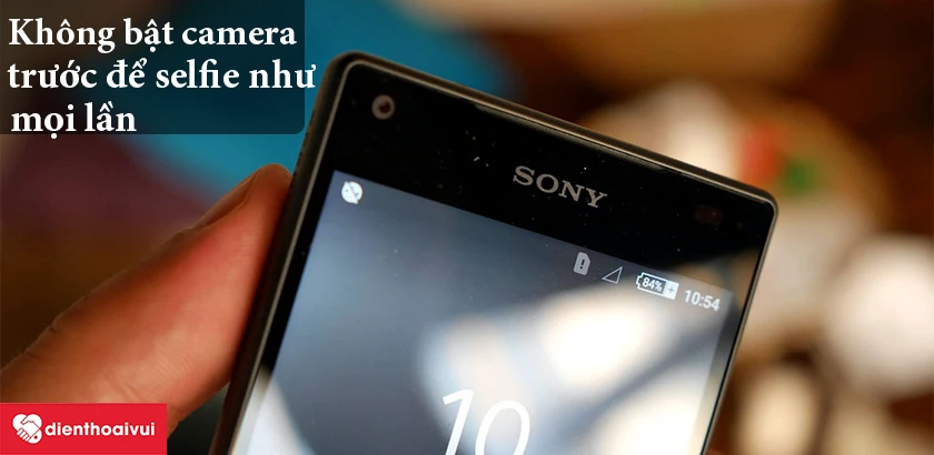 không thể bật camera trước