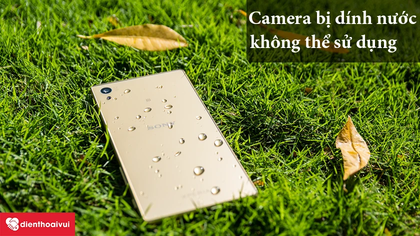 Camera bị dính nước không thể sử dụng