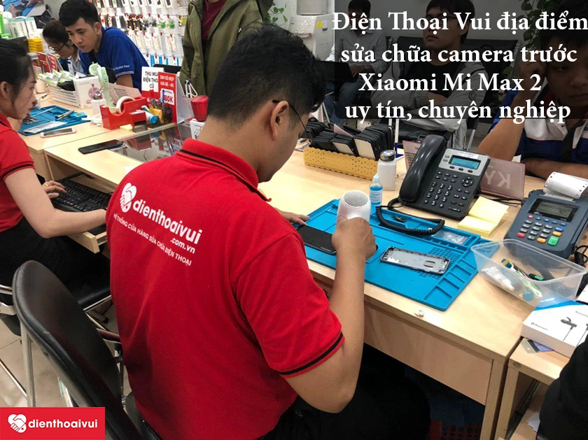 Dịch vụ thay camera trước Xiaomi Mi Max 2 uy t&iacute;n, chất lượng cao tại H&agrave; Nội v&agrave; Hồ Ch&iacute; Minh