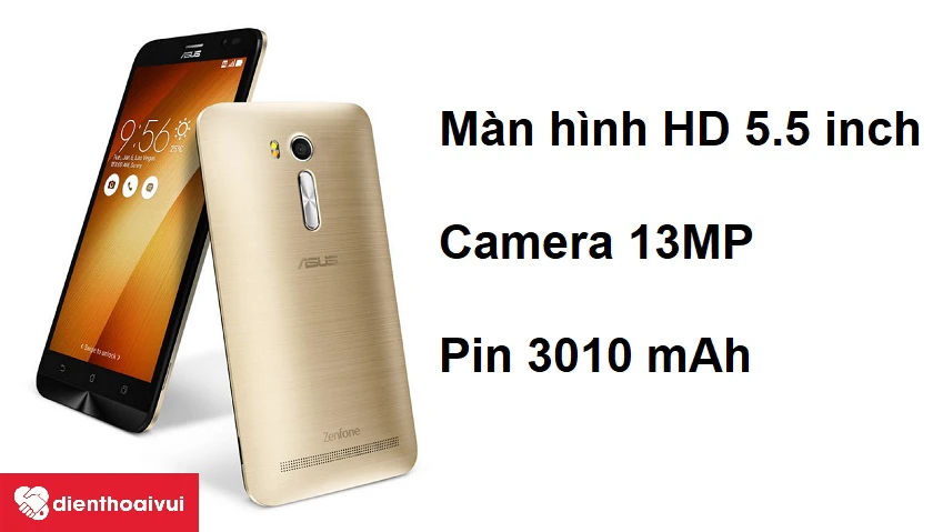 M&agrave;n h&igrave;nh HD 5.5 inch c&ugrave;ng camera 13MP cho h&igrave;nh ảnh sống động