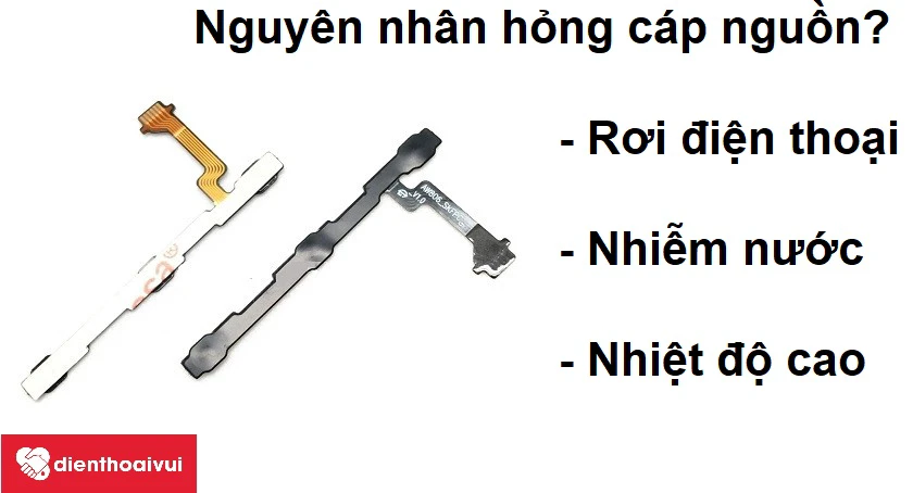 nguy&ecirc;n nh&acirc;n hỏng c&aacute;p nguồn