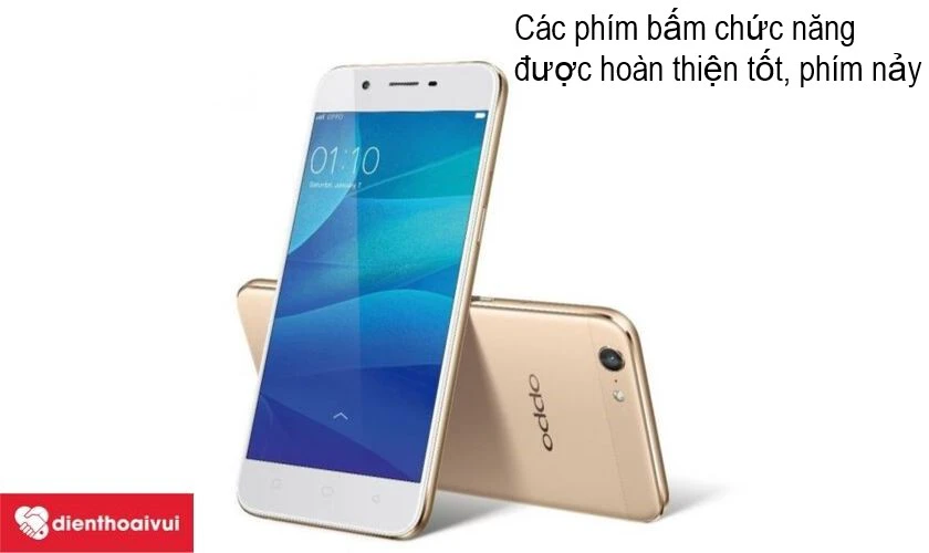 Oppo A39 &ndash; smartphone cho cảm gi&aacute;c bấm ph&iacute;m nguồn nhạy, độ nảy tốt