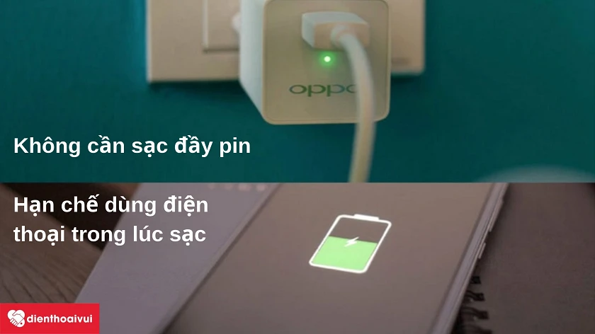 Hướng dẫn sạc pin đ&uacute;ng c&aacute;ch tr&ecirc;n OPPO F1 Plus