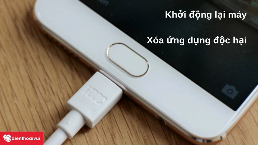N&ecirc;n l&agrave;m g&igrave; khi điện thoại OPPO F1 Plus bị lỗi sạc pin?
