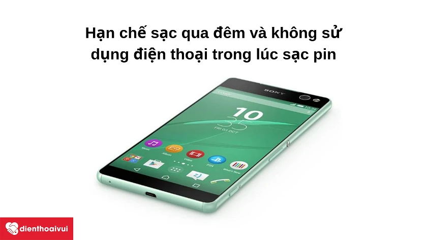 Những lưu &yacute; khi sạc pin cho điện thoại Sony Xperia C5 Ultra