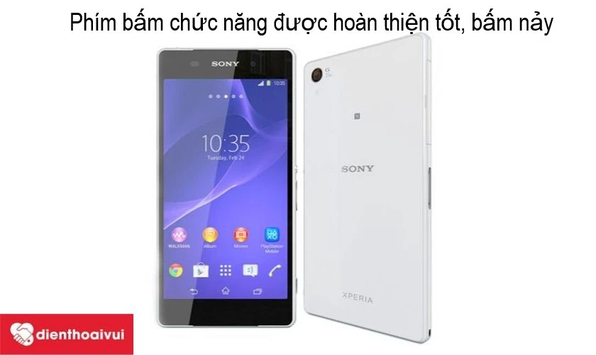 Sony Xperia Z2 &ndash; chiếc smartphone được ho&agrave;n thiện tốt về c&aacute;c ph&iacute;m bấm chức năng