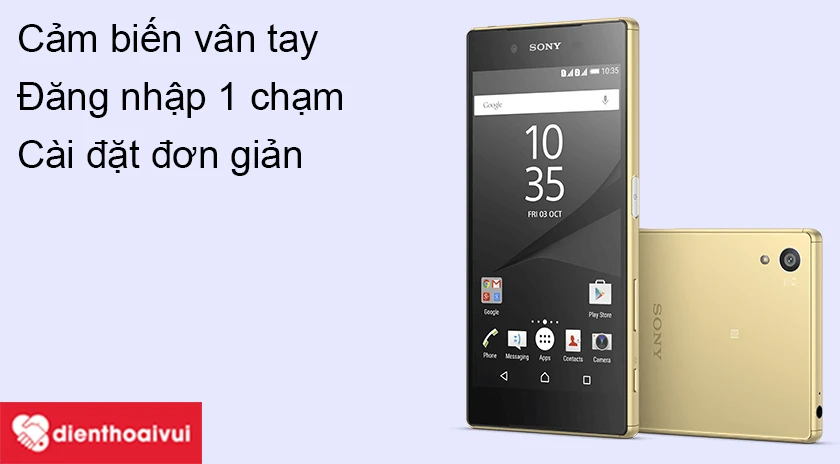 Sử dụng cảm biến v&acirc;n tay tr&ecirc;n n&uacute;t nguồn như thế n&agrave;o?