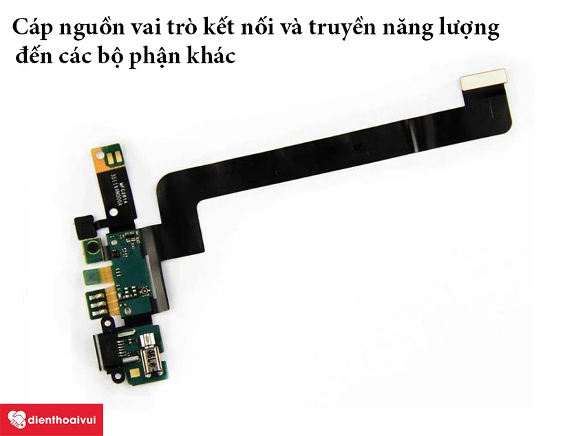 Xiaomi Mi 4 &ndash; C&aacute;p nguồn vai tr&ograve; kết nối v&agrave; truyền năng lượng đến c&aacute;c bộ phận kh&aacute;c