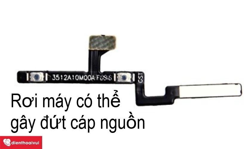 L&agrave;m rơi điện thoại c&oacute; khiến c&aacute;p nguồn bị đứt? C&aacute;ch khắc phục?
