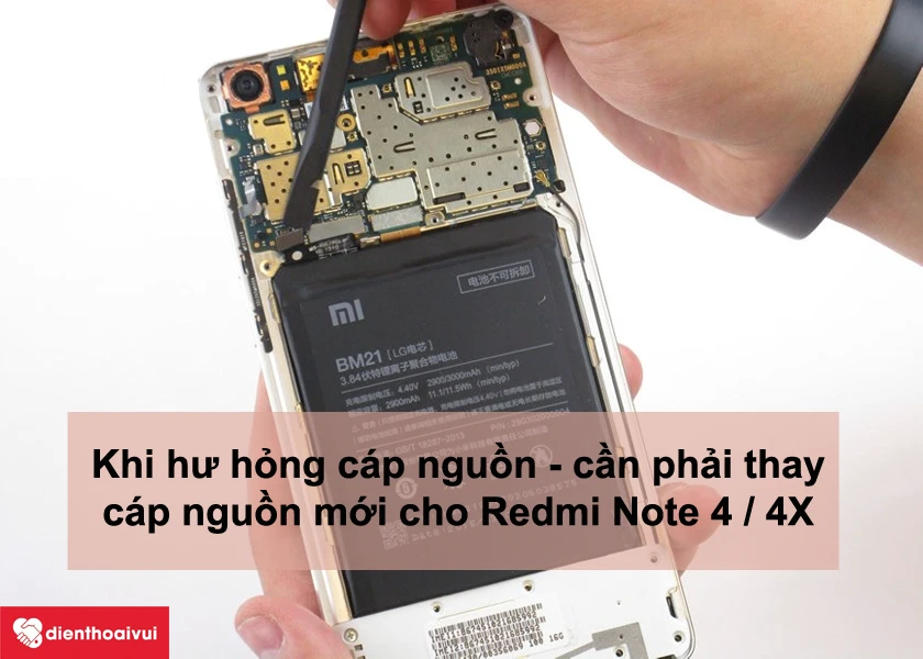 Redmi Note 4/4X kh&ocirc;ng l&ecirc;n nguồn, cần phải l&agrave;m g&igrave;?