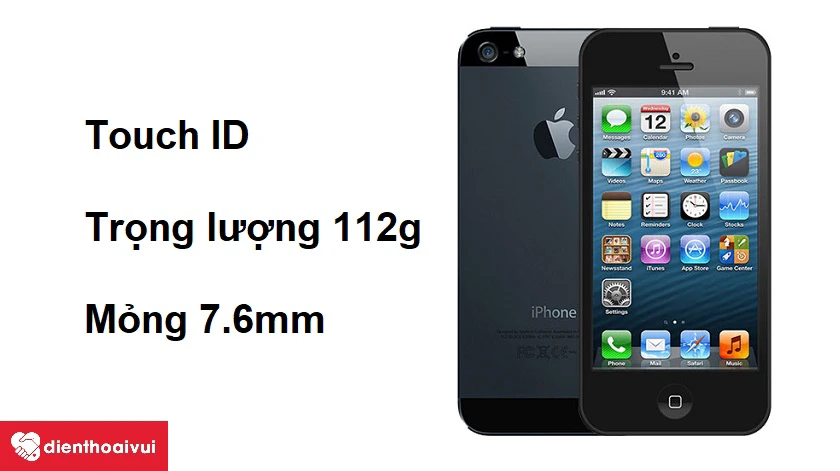 Trang bị Touch ID và thiết kế nhỏ gọn