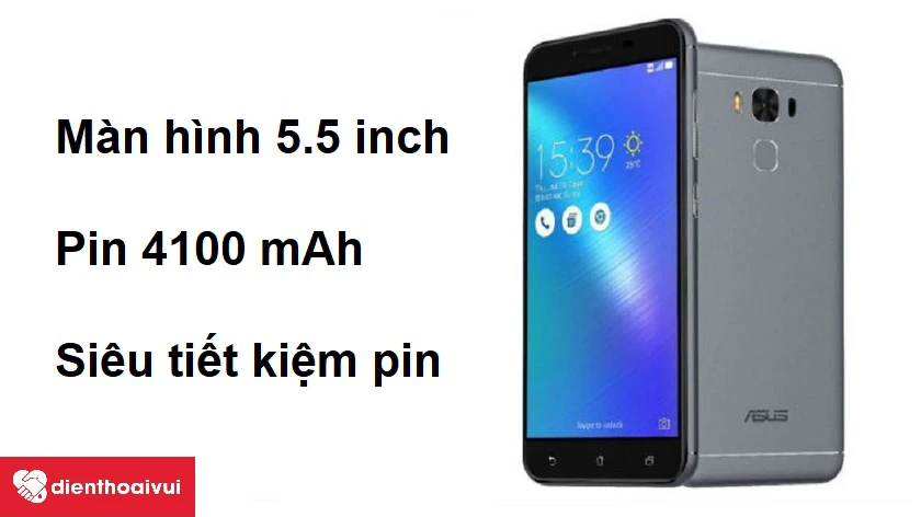 Camera sắc nét 16MP cùng dung lượng pin 4100 mAh với công nghệ siêu tiết kiệm pin