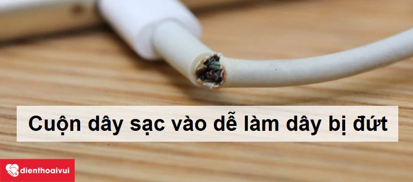 hư hỏng phần cứng như chân sạc hay cáp sạc