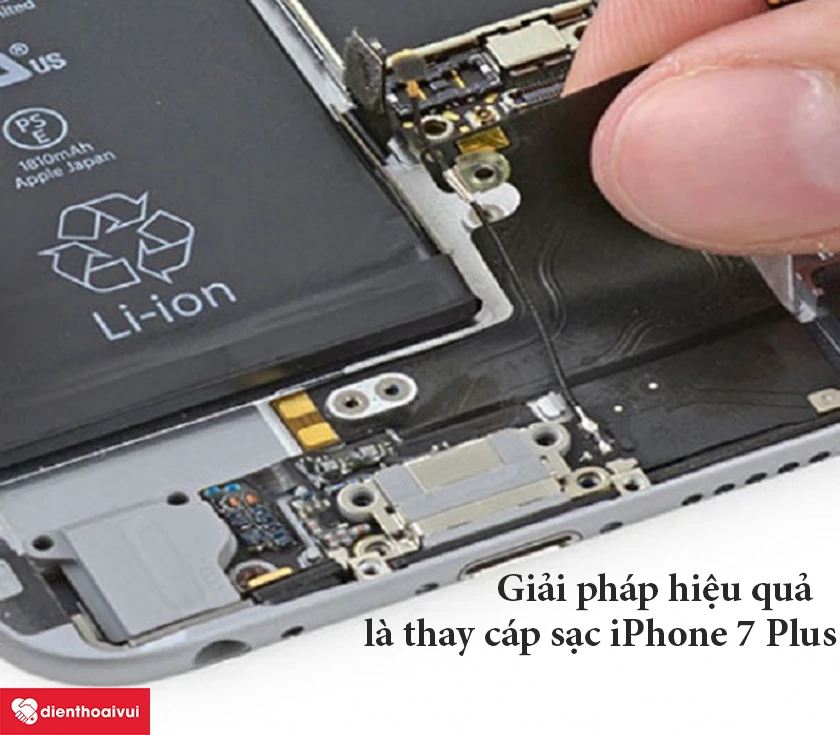 Giải ph&aacute;p iPhone 7 Plus bị lỗi c&aacute;p sạc l&agrave; g&igrave;