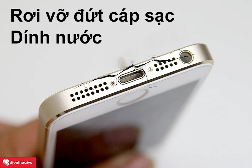 Nguyên nhân hư cáp sạc trên iPhone SE