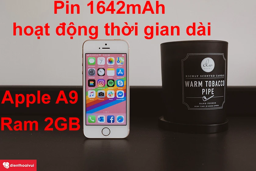 iPhone SE – cấu hình ổn định, pin 1642 mAh thời gian sử dụng dài