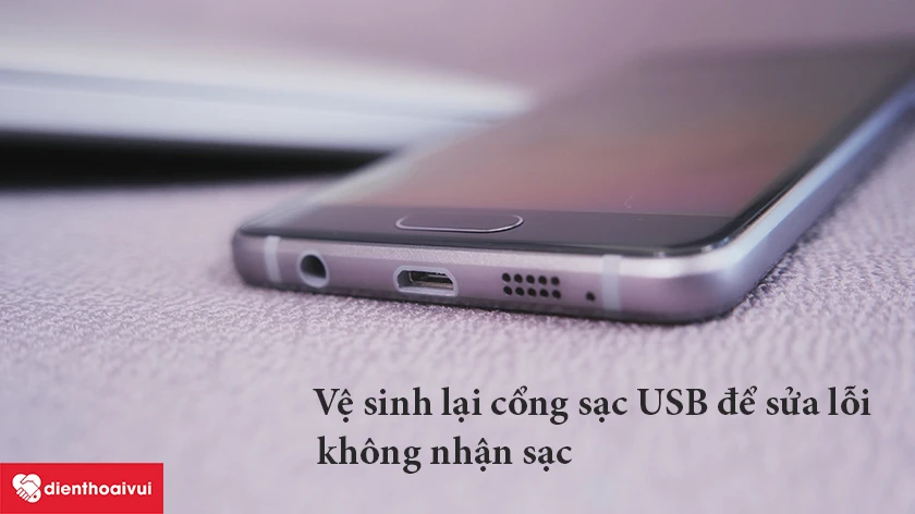Cách khắc phục cáp sạc Samsung Galaxy A5 2016 bị hỏng
