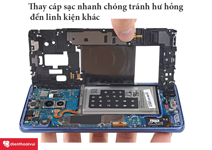 Cáp sạc bị hỏng dẫn đến Samsung Galaxy S4 bị vô hiệu hóa