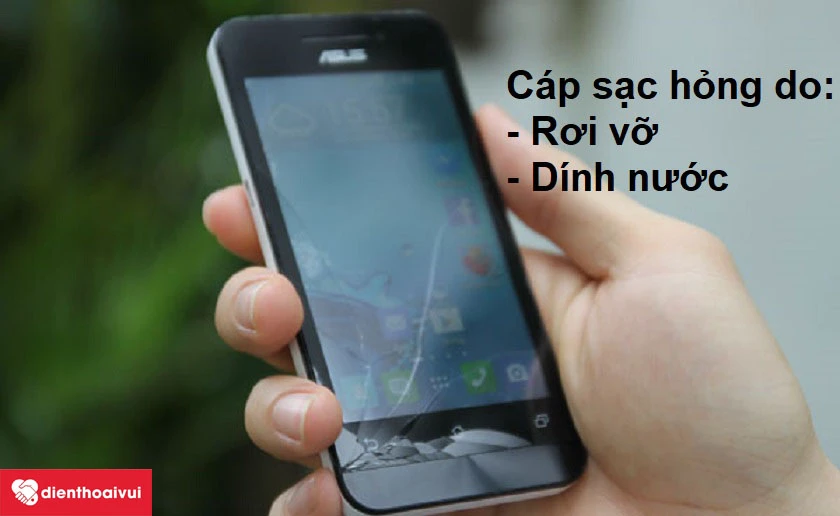 Nguyên nhân hỏng cáp sạc