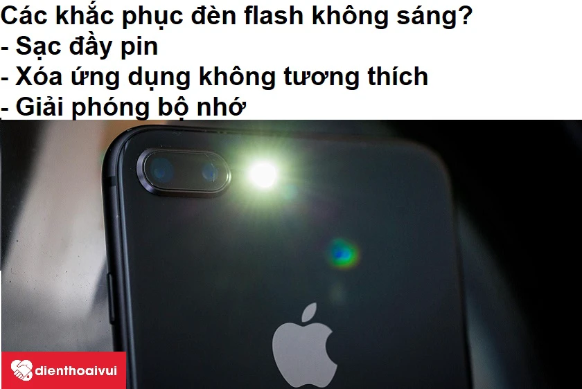 Khắc phục lỗi đèn flash không sáng?