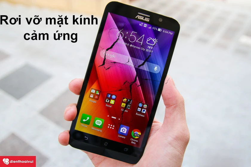 Vỡ mặt kính cảm ứng đến từ các nguyên nhân không ngờ và cách xử lý