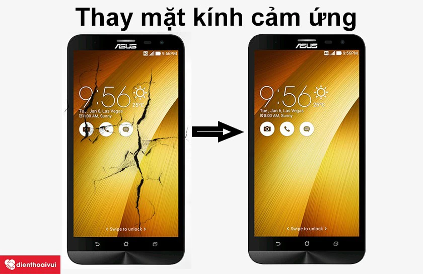 Vỡ mặt kính cảm ứng đến từ các nguyên nhân không ngờ và cách xử lý