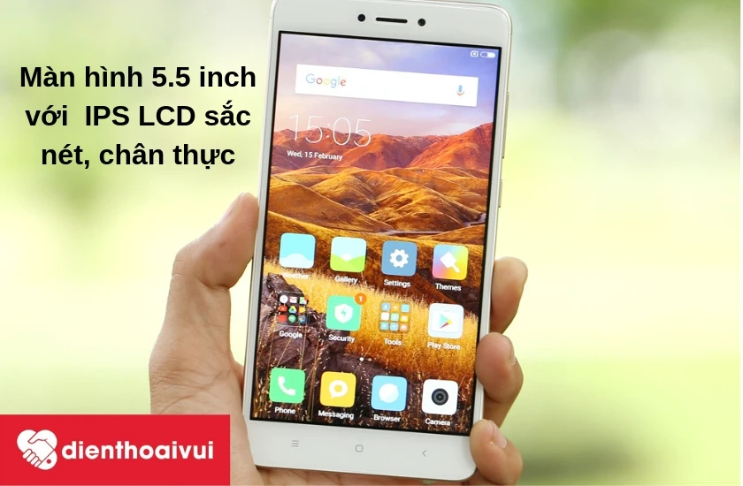 Xiaomi Redmi Note 4/4X - mẫu điện thoại với m&agrave;n h&igrave;nh FullHD mang lại cảm gi&aacute;c sống động&nbsp;