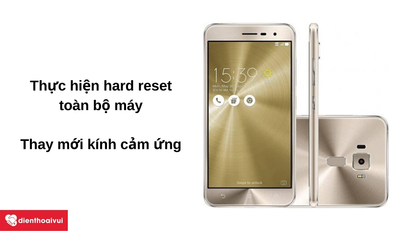 Thực hiện hard reser to&agrave;n bộ m&aacute;y
