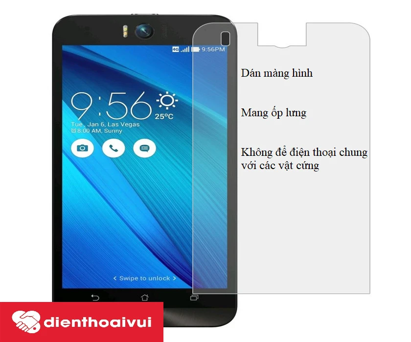 Một số mẹo nhỏ để bảo vệ màn hình cảm ứng của Asus Zenfone Selfie
