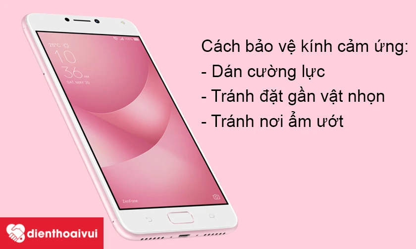 Một số c&aacute;ch gi&uacute;p bảo vệ mặt k&iacute;nh cảm ứng