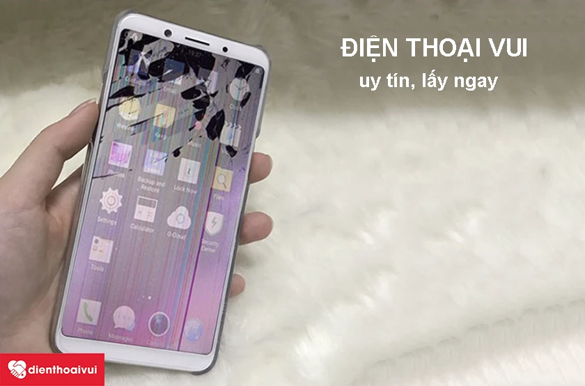Dịch vụ thay k&iacute;nh cảm ứng Oppo F5 uy t&iacute;n, chất lượng tại Điện Thoại Vui
