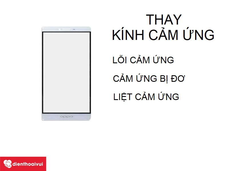 Khi nào cần đi thay kính cảm ứng Oppo R7 Lite