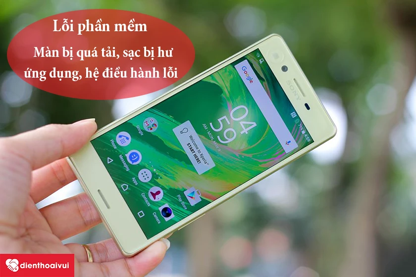 Loạn cảm ứng do lỗi phần mềm