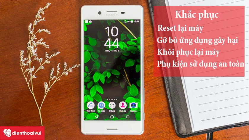 Khắc phục tình trạng loạn cảm ứng trên Sony Xperia X